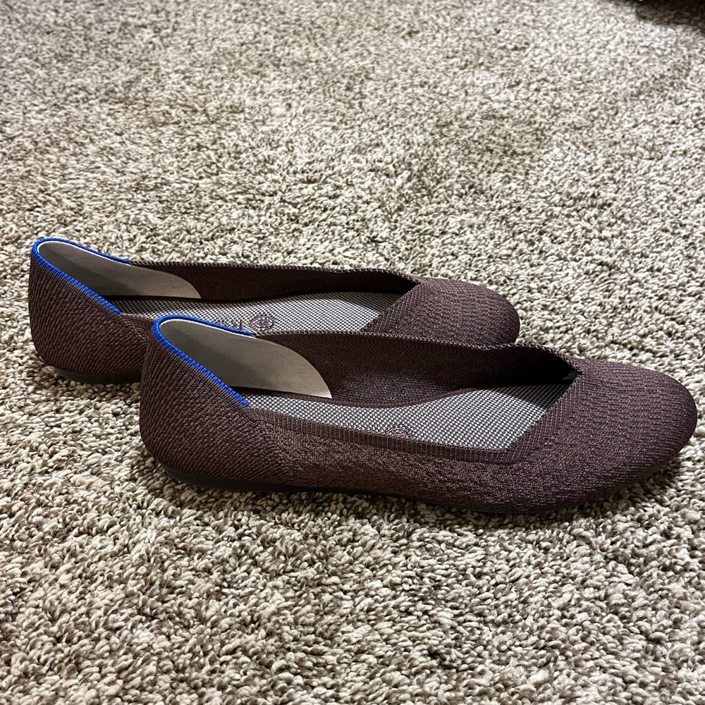 VGUC Size 11 Truffle Python Rothy’s Flat